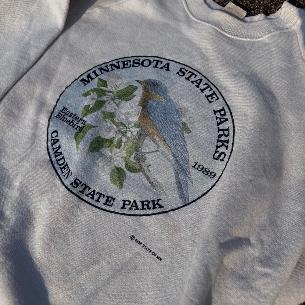 Fruit-of-the-loom Men's Grey and White Sweatshirt - Picture 2 of 4